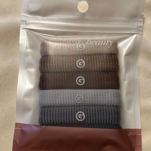 🔥Brand New GIMME Thick Bands Pack 6 Ct in gray and tan multipack W4